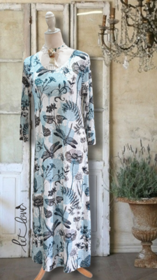 Ankle Length Dress with Sleeves