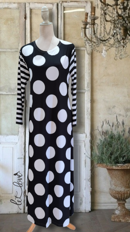 Ankle Length Dress with Sleeves