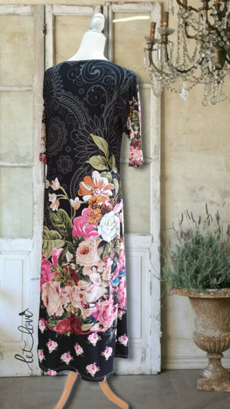 Ankle Length Dress with Sleeves