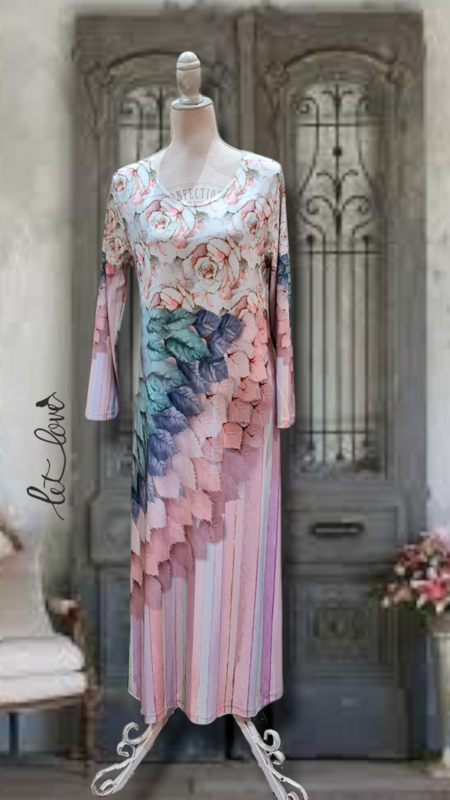 Ankle Length Dress with Sleeves
