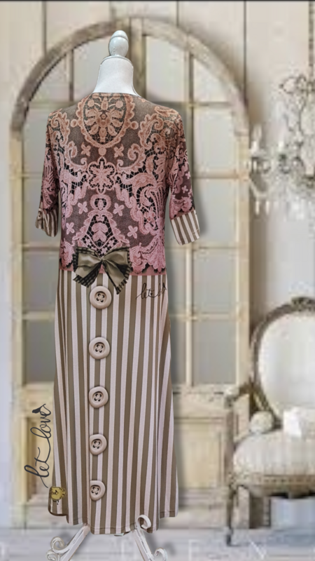 Ankle Length Dress with Sleeves