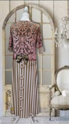 Ankle Length Dress with Sleeves