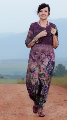 Ankle Length Dress with Sleeves