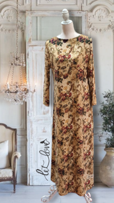 Ankle Length Dress with Sleeves