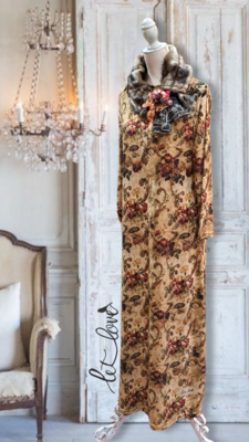 Ankle Length Dress with Sleeves