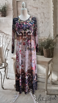 Ankle Length Dress with Sleeves