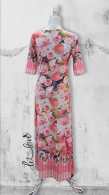 Ankle Length Dress with Sleeves