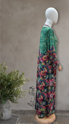 Ankle Length Dress with Sleeves