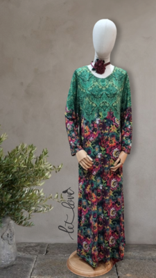 Ankle Length Dress with Sleeves