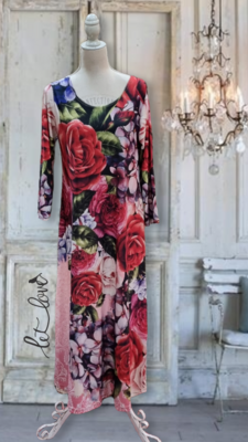 Ankle Length Dress with Sleeves
