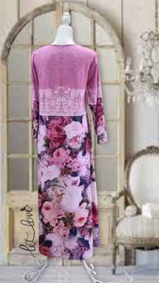 Ankle Length Dress with Sleeves