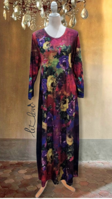 Ankle Length Dress with Sleeves