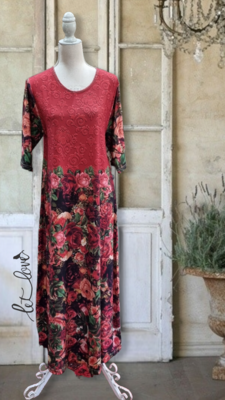 Ankle Length Dress with Sleeves