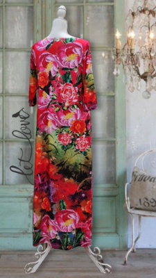 Ankle Length Dress with Sleeves