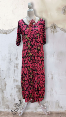 Ankle Length Dress with Sleeves