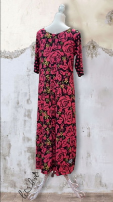 Ankle Length Dress with Sleeves