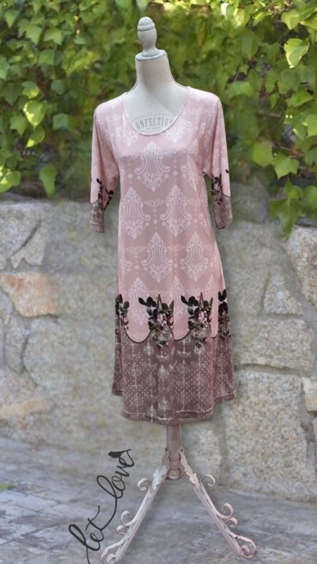Dress Below the Knee, with Sleeves