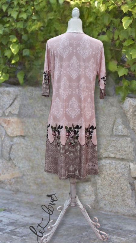 Dress Below the Knee, with Sleeves