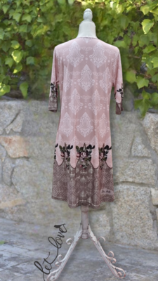Dress Below the Knee, with Sleeves