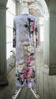 Ankle Length Dress with Sleeves