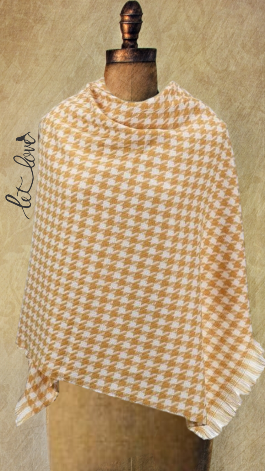 Shawl with Fringes