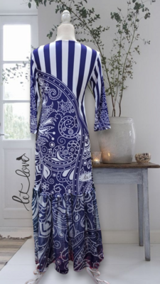 Ruffled Hem Ankle Length Dress