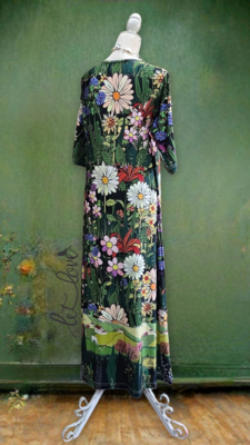 Ankle Length Dress with Sleeves