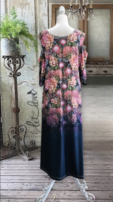 Ankle Length Dress with Sleeves