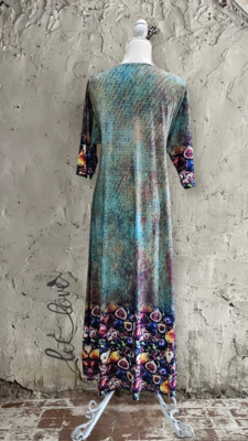 Ankle Length Dress with Sleeves