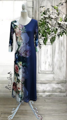 Ankle Length Dress with Sleeves