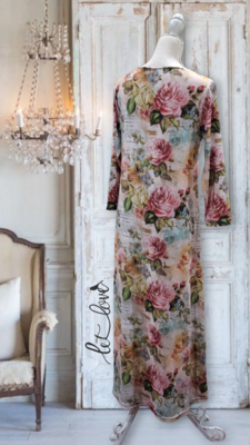Ankle Length Dress with Sleeves