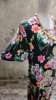 Ankle Length Dress with Sleeves