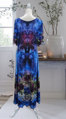Ankle Length Dress with Sleeves