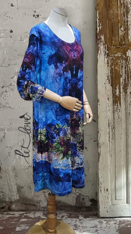Dress Below the Knee, with Sleeves
