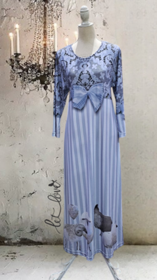 Ankle Length Dress with Sleeves