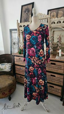 Ankle Length Dress with Sleeves