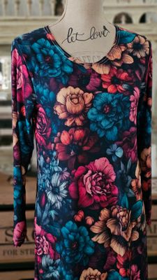 Ankle Length Dress with Sleeves