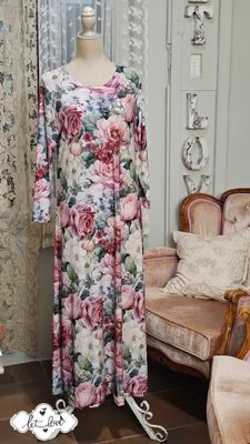 Ankle Length Dress with Sleeves