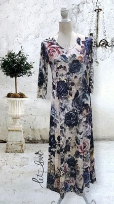 Ankle Length Dress with Sleeves