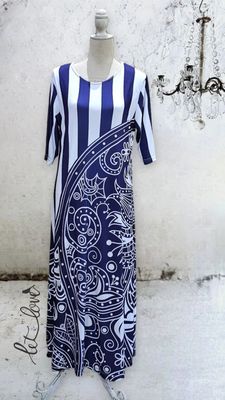Ankle Length Dress with Sleeves