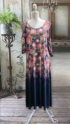 Ankle Length Dress with Sleeves