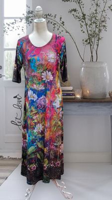 Ankle Length Dress with Sleeves
