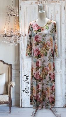 Ankle Length Dress with Sleeves