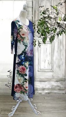 Ankle Length Dress with Sleeves