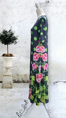 Ankle Length Dress with Sleeves