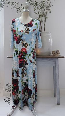 Ankle Length Dress with Sleeves