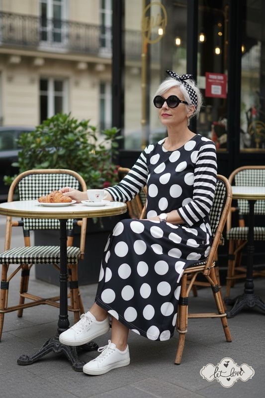 Ankle Length Dress with Sleeves