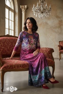 Ankle Length Dress with Sleeves