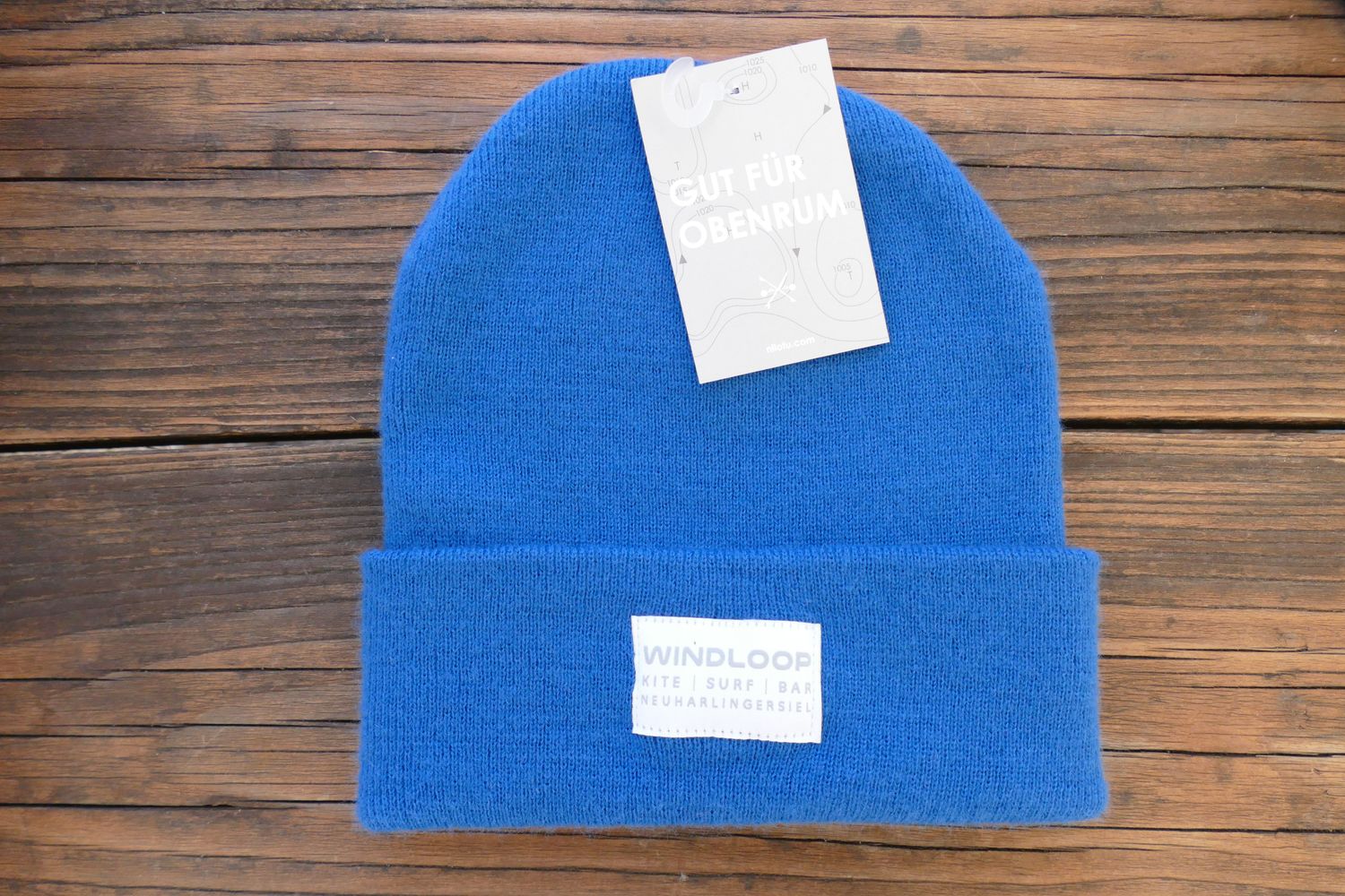 Windloop Beanie / Mütze, 26 Farben: Royal Blue -  AUSVERKAUFT