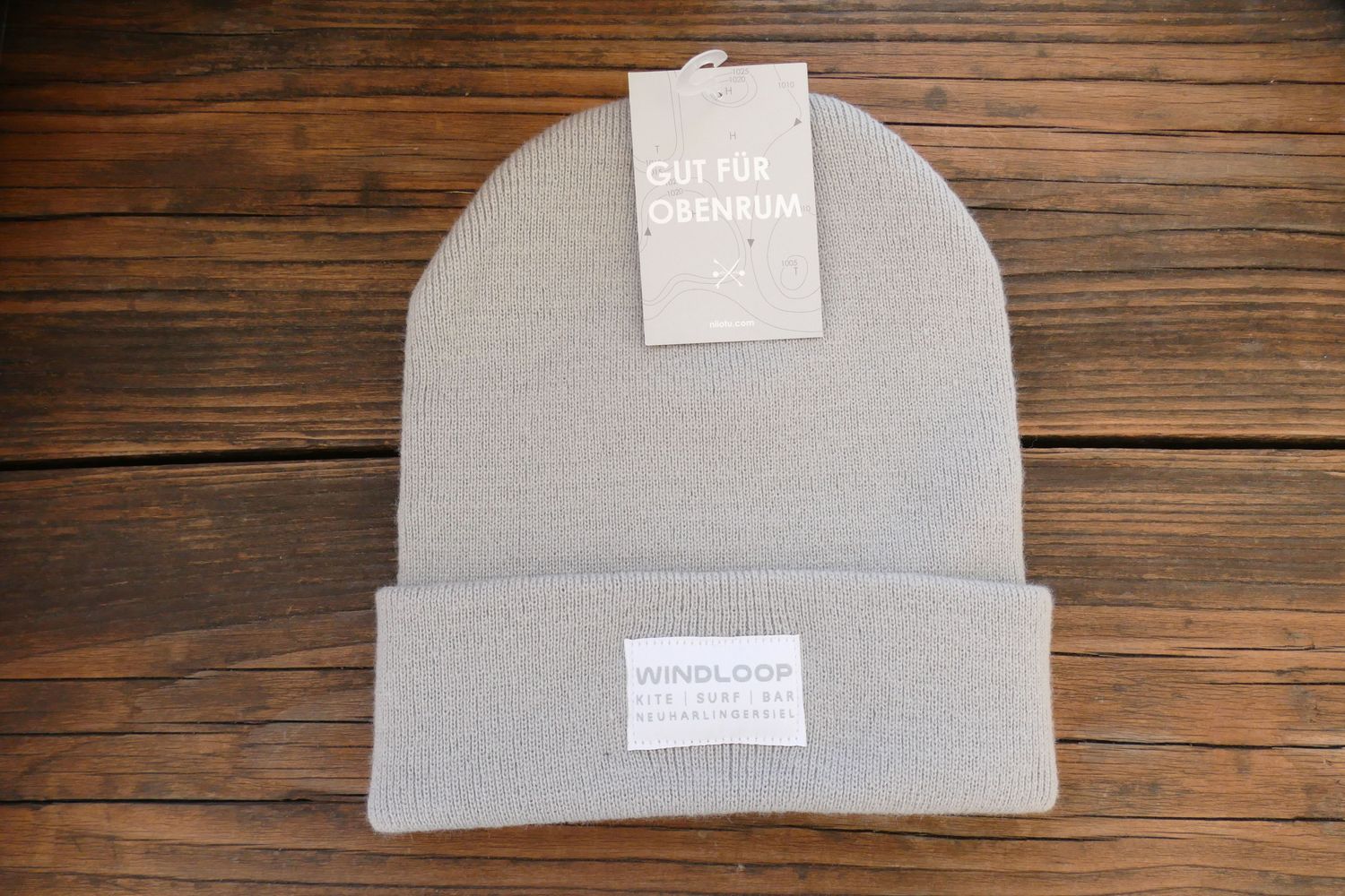 Windloop Beanie / Mütze Winter, 26 Farben: Grau
